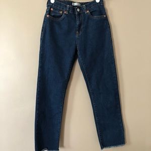 Levi’s Girls Hi-Rise Ankle Straight Jeans size 14